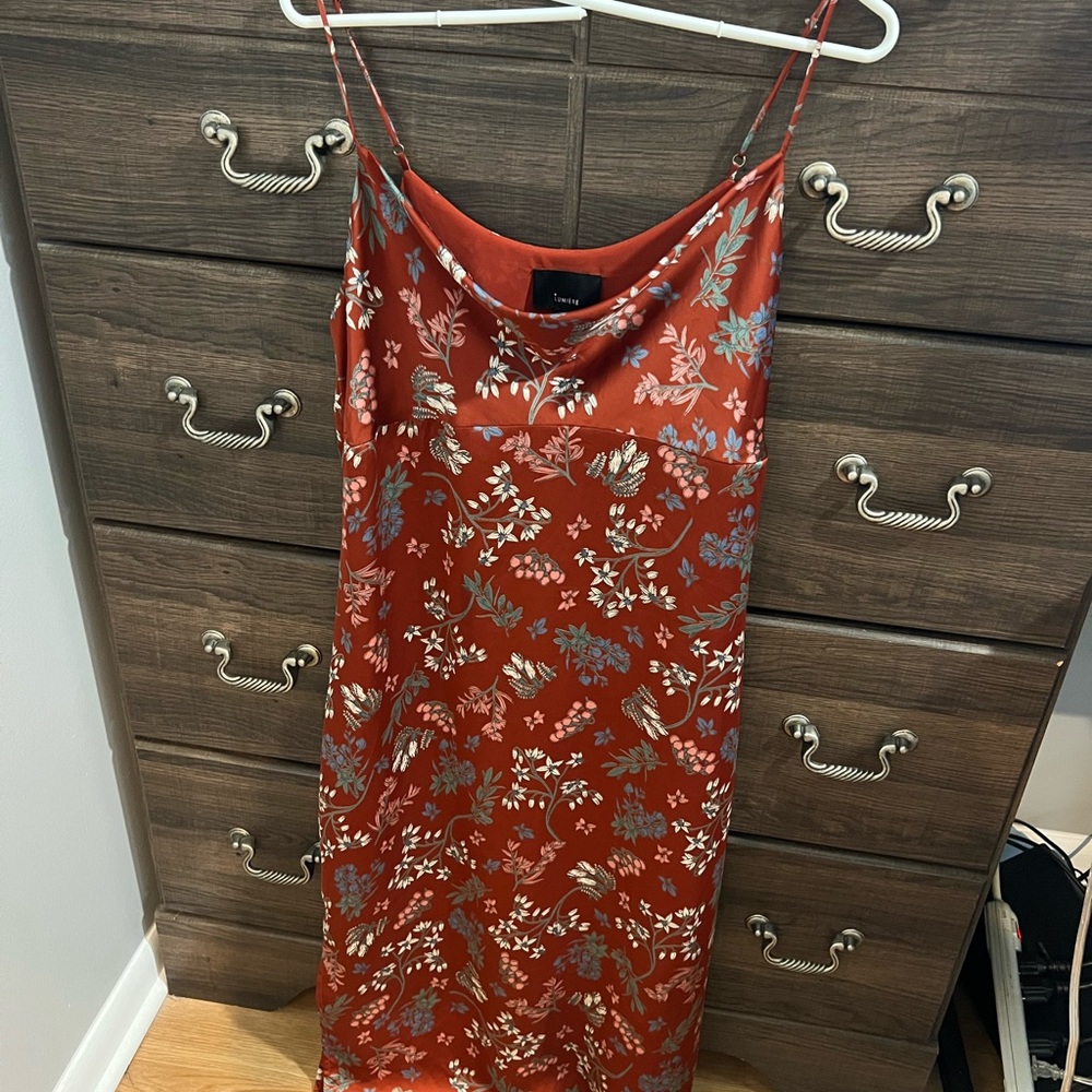 Satin women s size dress